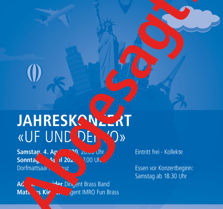 uf und dervo und ABGESAGT